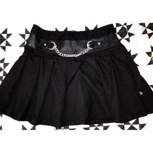 Vintage Royal Bones by Daang Goodman Skirt w Chain GOTH Womens Sz M Tripp NEW